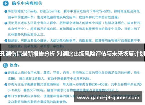 孔德伤情最新报告分析 对德比出场风险评估与未来恢复计划