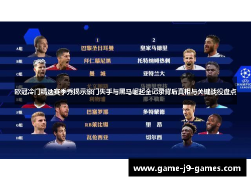欧冠冷门精选赛季秀揭示豪门失手与黑马崛起全记录背后真相与关键战役盘点 欧冠冷门精选赛季秀揭示豪门失手与黑马崛起全记录背后真相与关键战役盘点